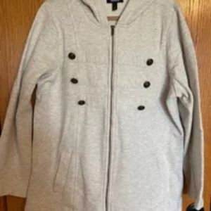 Torrid military hoodie jacket size 2